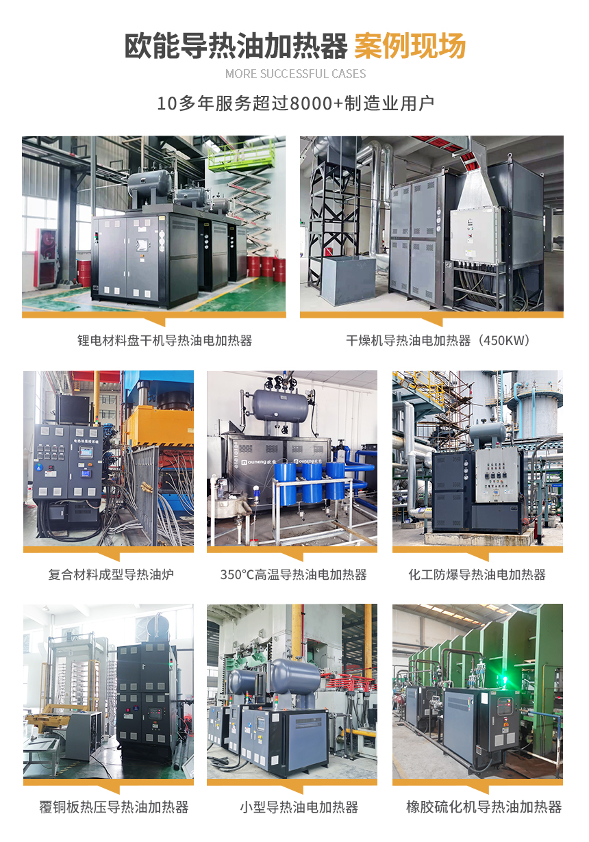 臥式導(dǎo)熱油電加熱器案例